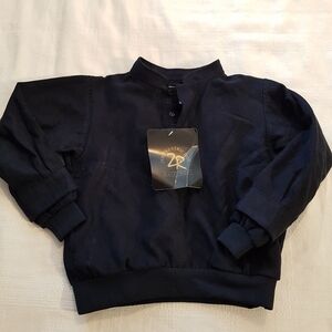 Zero Restriction boys 4 or xs microsuede windshirt navy blue New